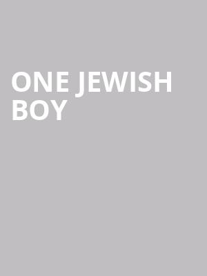 One Jewish Boy at Trafalgar Studios 2